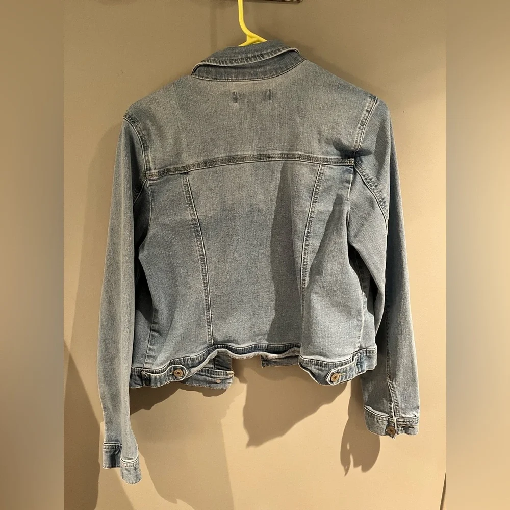 Artisan Ny Women's Classic Blue Jean Jacket size large - Picture 6 of 6